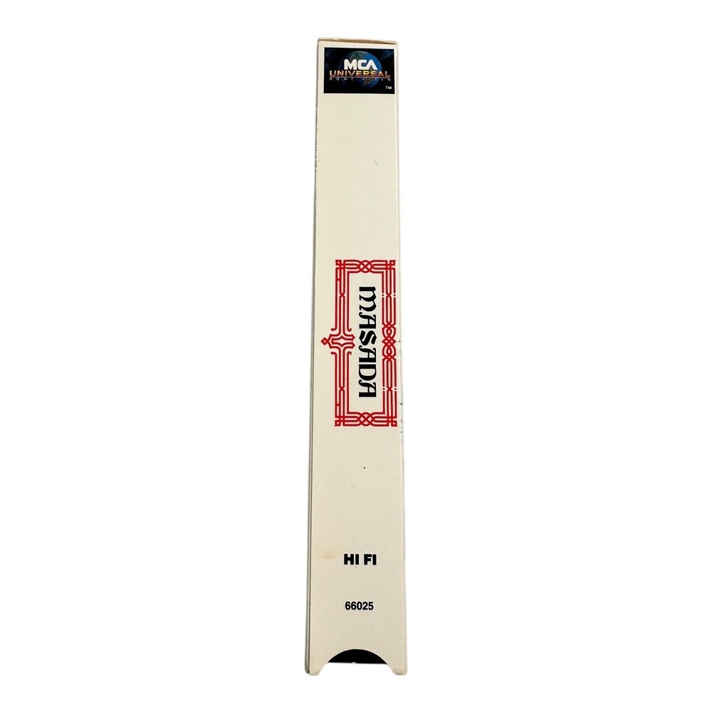 Masada VHS HI FI MCA Universal City Studios 1981 Drama Epic Film - Picture 2 of 4